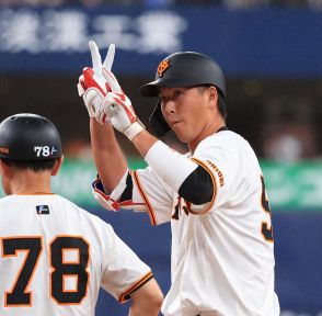 巨人・秋広優人　代打で6月12日以来84日ぶり安打　チャンス広げ代打・坂本も初球遊ゴロに球場ため息