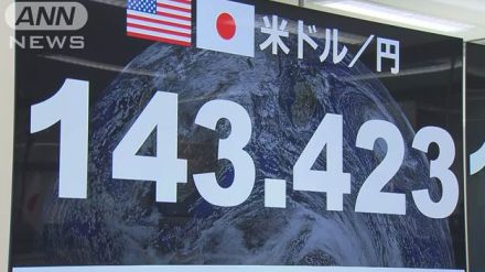 円高加速1ドル＝143円台　日経平均株価一時600円超下落　米国景気後退懸念から