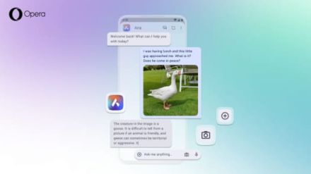 Android版「Opera」に画像認識機能追加 ～外出先で写真を撮影し、「Aria」に質問可能に