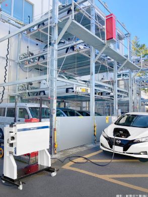 EVとV2X活用、停電時でも機械式駐車場を稼働できる　実証実験で成果