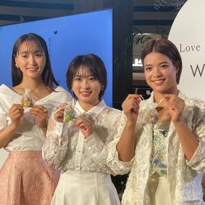 志田未来、菅井友香、阿部詩が登場　「ワコール」のリブランディングイベントでサシェ作りを体験