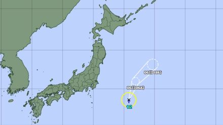 台風12号（リーピ）情報　太平洋で発生し北上　このあと熱帯低気圧になり大きな影響はないか　気象庁発表