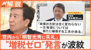 自民党総裁選　茂木幹事長「増税ゼロ」発言が波紋 “岸田総理も怒っている” 河野氏も政策発表 “将来の年末調整廃止”主張【Nスタ解説】