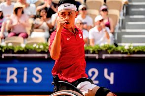 小田凱人 車いすテニスシングルスで金メダルに王手！世界4位をストレートで下し決勝進出【パリパラリンピック】