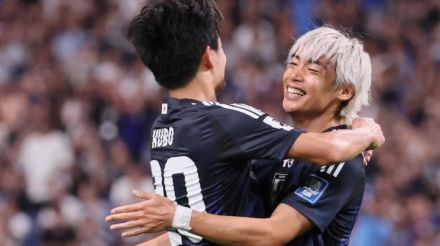 【日本代表】日本代表が大量7得点で快勝！南野2発＆伊東の復帰弾も｜FIFA W杯2026アジア3次予選