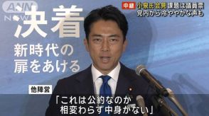 小泉進次郎氏会見に各陣営は？　課題は議員票 党内から冷ややかな声も