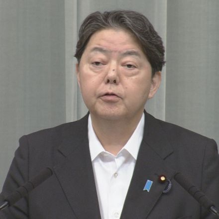 ベラルーシで日本人拘束の“特番” 　林官房長官「放映中止を強く申し入れた、極めて遺憾」