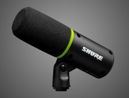 Shure、エントリー向けUSBダイナミックマイク「MV6」 約2.7万円