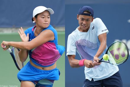 坂本怜が単複で4強！女子でも園部八奏が失セット0で準決勝へ[全米オープンジュニア]【テニス】