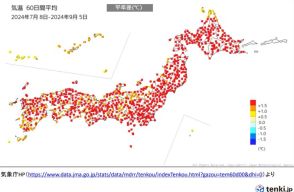 今後1か月程度も高温　猛暑日も　気象庁「東・西日本の長期間の高温に関する情報」