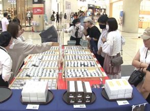 栗きんとんなど中津川市の特産品がズラリ　「中津川フェア」開催