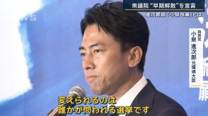 「10月前半にも解散か」“早期に衆院解散”真意は？進次郎氏が総裁選出馬を正式表明