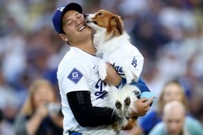 大谷翔平の愛犬デコピンが「可愛さのグランドスラム」MLB公式Xに“異例”のトップ固定で「夢のよう」「いい子だね！」