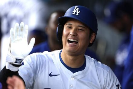 「もうすぐMVPになる男」ドジャース大谷翔平、メジャー史上初“45-45”到達に米メディア衝撃！「50-50に近づいた！」