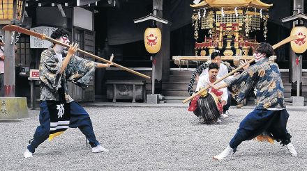 宮獅子や神輿、港町活気　小松で安宅まつり開幕