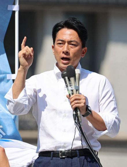 総裁選出馬の小泉進次郎氏「長年の課題に決着つける」　銀座の街頭演説に約5千人