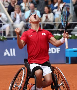 車いすテニス小田が優勝　53歳杉浦、最年長の金―パリ・パラリンピック〔パラリンピック〕