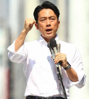 小泉進次郎氏　出し過ぎ注意「小泉劇場」　銀座で初の街頭演説、5千人聴衆に熱弁　“純一郎節”連発も