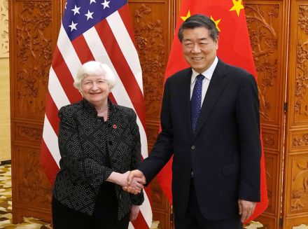 中国副首相と会談の可能性　米財務長官、EV過剰生産議論か