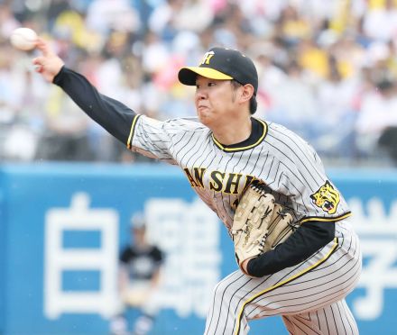 【阪神】西勇輝が山田哲人に２ラン被弾　３試合ぶりの先取点献上