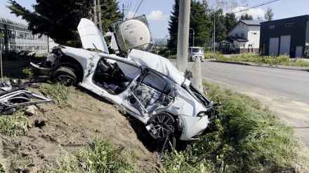 タンクローリーと乗用車が衝突　60代男性死亡、60代女性が意識不明　北海道・倶知安町