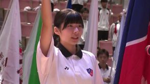 国スポに向けて新潟選手団が結団式！パリ五輪フェンシング銀の古俣聖選手やインターハイ女子200m王者・秋澤理沙選手が意気込み