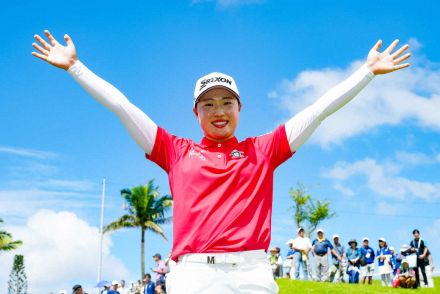 45年ぶり完全優勝の21歳・竹田麗央　母・哲子もビックリ「トントンといきすぎて本当に驚いています」