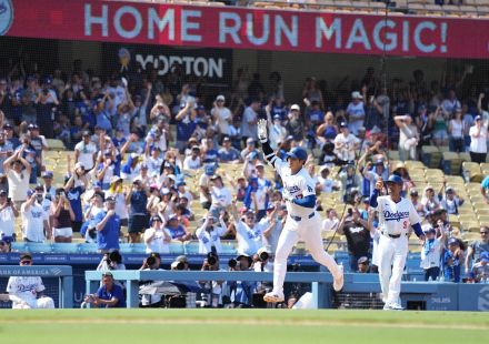 大谷翔平、看板直撃46号！現地解説・アテネ五輪金メダリストも衝撃「どこまでボール飛んじゃったの？」