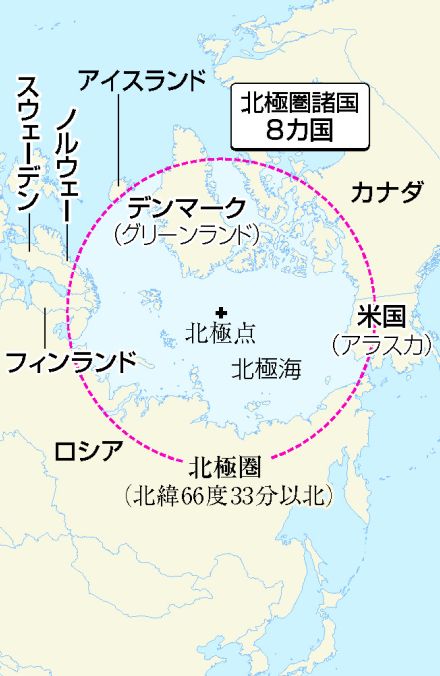 【図解】蒼い北極、秘める可能性と危うさ＝止まらぬ「気候崩壊」―過熱する資源・覇権争奪競争〔66°33′N＝北極が教えるみらい〕