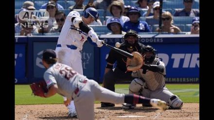 【速報】大谷翔平 46号ソロ　「46-46」に到達　打点はキャリアハイとなる101打点