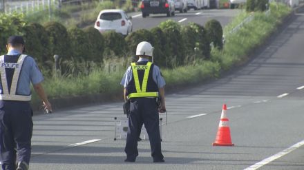 28歳の女性看護師死亡 国道の追い越し車線に倒れ車両とぶつかった形跡 現場にサンダルやめがね残される