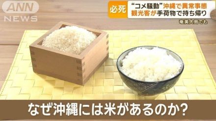 沖縄で異常事態　観光客がコメ持ち帰り　地元の人が送る場合も