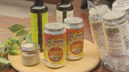 浄水施設で造られたホップの地ビールが完成　北九州市