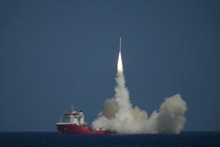 中国、12回目の海上ロケット打ち上げに成功