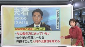 【解説】小泉元環境相が経団連・十倉会長と会談　解雇ルールの規制見直し…誰が得?解雇増える?給料上がる?