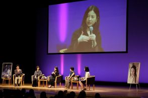 石山寺のシーン「驚いた」　吉高さんら「光る君へ」裏側披露　大津でトークショー