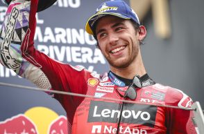 【MotoGP】バスティアニーニ、地元戦3位は「素晴らしいこと」雨の難コンディションに”乗り換えが正解か？”と疑心あったと明かす