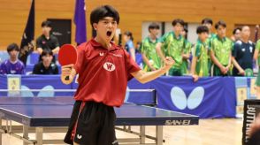 早大が明大下して2戦2勝　春リーグ王者の専大も2勝＜秋季関東学生卓球リーグ2024＞