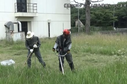 道端で轟音、たまに見かける〝草刈機〟危なくないの？歩行者の事故も　「小石が50m以上飛散」と注意喚起