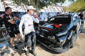 【WRC】トヨタガズーレーシング、王者争い大ピンチ！　オジエ、フィニッシュ目前に横転　トップのヒョンデと35ポイント差に