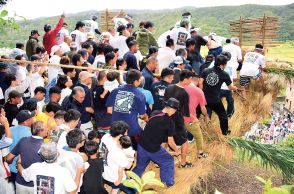 アラセツ行事で豊作祈願　稲魂招き、ネリヤに祈る　龍郷町秋名・幾里地区