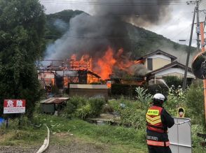 【速報】「家が燃えている」綾部市で火事　住民1人の安否確認できず