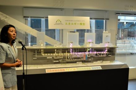 高輪ゲートウェイシティの省エネ作戦　蓄熱槽に燃料電池トラックで