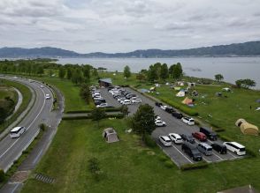 琵琶湖岸の公園駐車場、有料化も検討　滋賀県が10月に社会実験