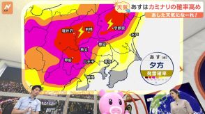 【9月11日 関東の天気】カミナリの確率高め