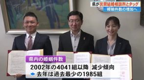 婚姻件数の増加へ　高知県が民間結婚相談所とタッグ「まずは気軽に相談を」