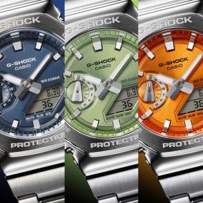 【G-SHOCK】スリムなオクタゴンケースにカラー文字盤で個性をアピールできる新作ウオッチが登場