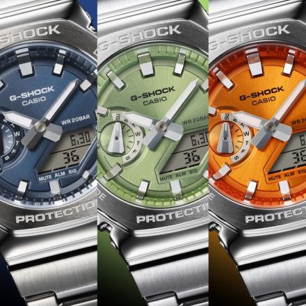 【G-SHOCK】スリムなオクタゴンケースにカラー文字盤で個性をアピールできる新作ウオッチが登場