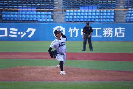 亜大、1安打零封リレー　2連勝で勝ち点ゲット！！　先発・山城「絶対に無失点で抑えるという気持ちで…」／東都