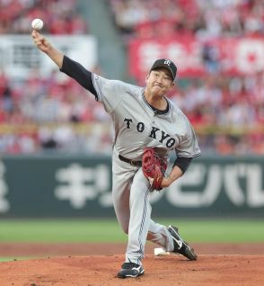 巨人・菅野無双！セ新の敵地で開幕１０連勝　二塁踏ませず５回０封でセパ単独トップ１４勝　あと２度広島戦先発予定